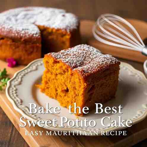 Bake the Best Sweet Potato Cake - Easy Mauritian Recipe